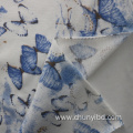 Good Design Butterfly Pattern T/C 65/35 Weft Knitted Printed Single Jersey Fabric For T-Shirt/Blouses/Dress